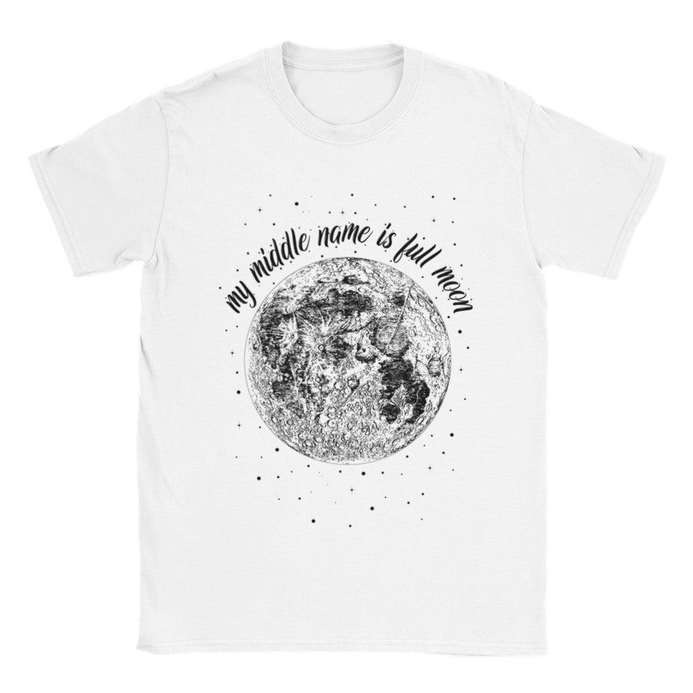 My middle name is full moon - Unisex Classic T-shirt