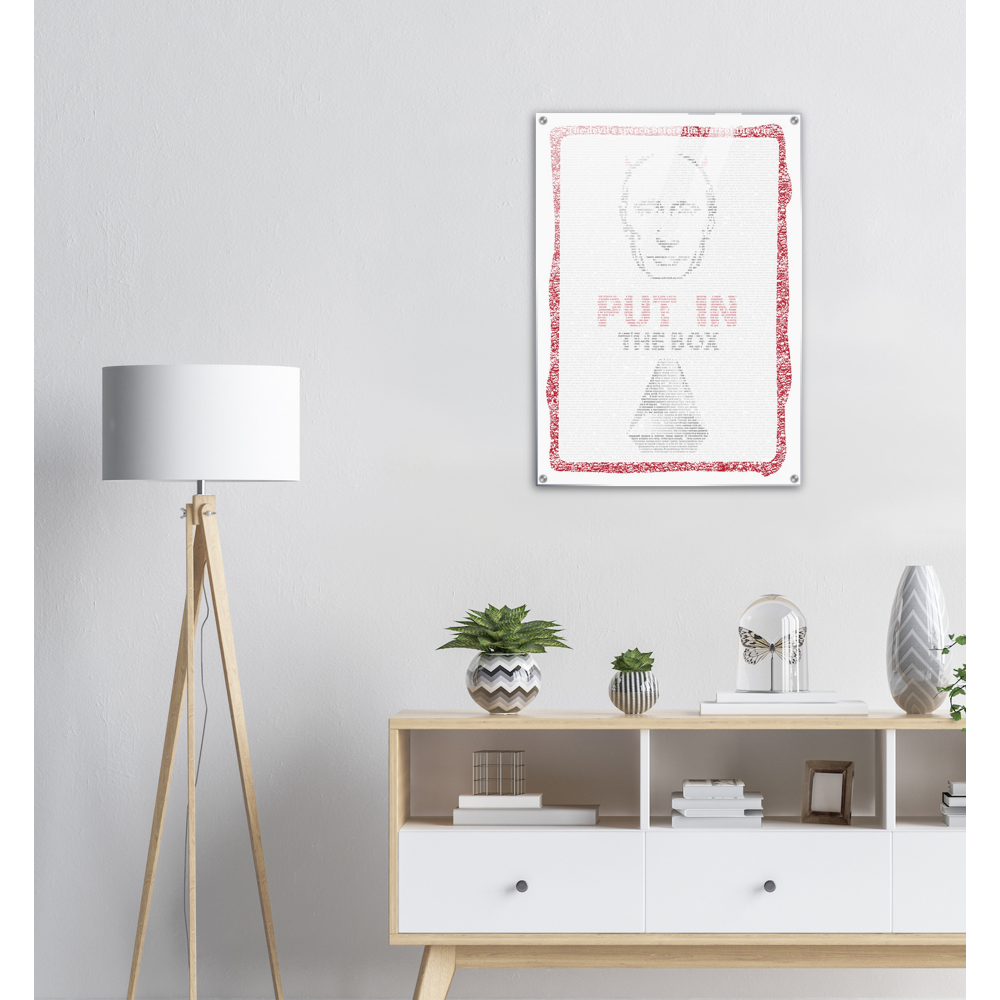 The devil’s speech before the start of the war - Unframed  Acrylic Print